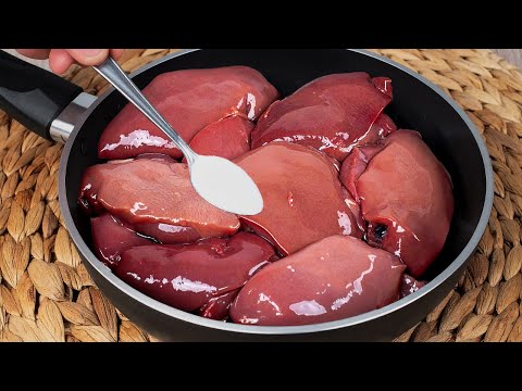 Poca gente conoce este truco! El hígado de pollo se deshace en la boca como mantequilla!
