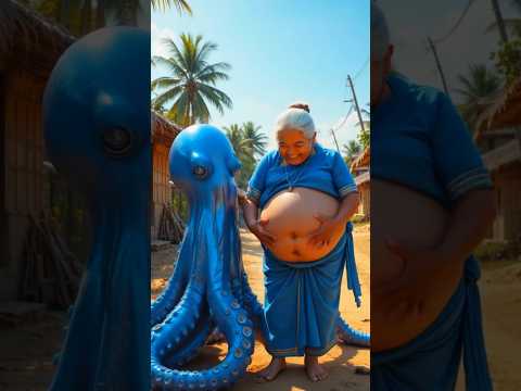 दादी का ऑक्टोपस मरा, क्रैब आया पर अंडे फिर भी रुके नहीं 😭🥚#crab #octopus #egg #short #aistory #ai