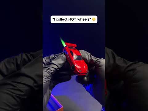 They are literally HOT wheels 🔥#car #hotwheels #lighter