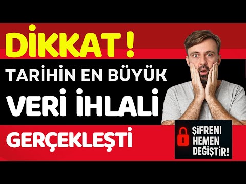 Dikkat! Tarihin en büyük veri ihlali yaşandı Hem de herkesi kapsıyor Şifrelerini acilen değiş