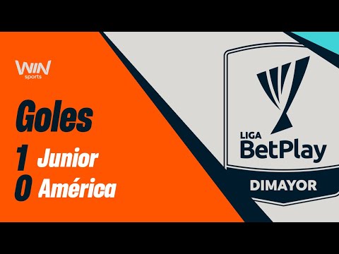 Junior vs. América (goles) | Liga BetPlay 2024-2 | Cuadrangulares - Fecha 1