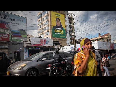 YouTube video thumbnail: Zanzibar Early Voting Starts as Suluhu Conducts Last Rally in Mwanza