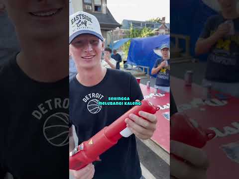 Inilah alat unik untuk membuka minuman kaleng dengan bentuk seperti shotgun. #cerita #inovative