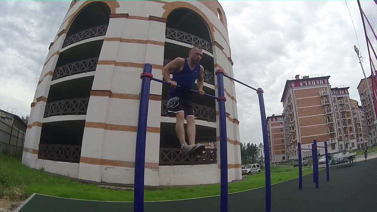 Тренировка: турники и брусья