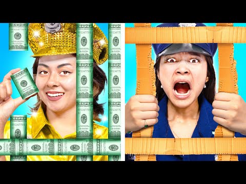 RICH COP VS BROKE COP | CRAZY & FUNNY RICH VS POOR POLICE SITUATION BY CRAFTY HACKS PLUS