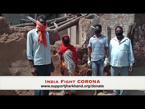 Corona Relief Project in Jharkhand