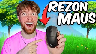 ich TESTE die 130€ REZON MAUS! 😍👀 *BESTE MAUS FÜR FORTNITE*