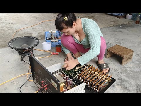 Repair damaged amplifier signal ic part