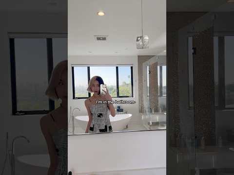 In the bathroom of a guy after a date ? #shorts #asmr