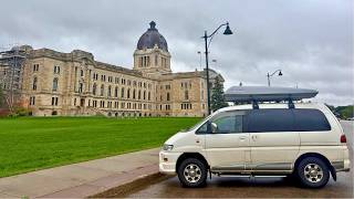 Driving across the Canadian Prairies - Stealth Camping Alberta to Ontario (Ep. 15)