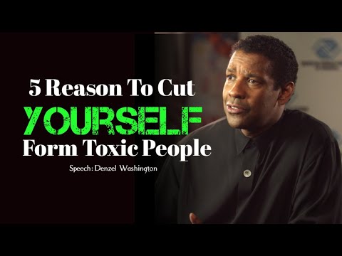 5 Reason To Cut Yourself From Toxic People:Denzel Washington Motivation| English Motivational Speech