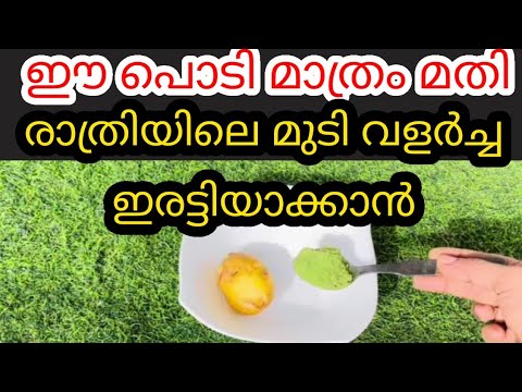 ഈ പൊടി മാത്രം മതി രാത്രിയിലെ മുടി വളർച്ച ഇരട്ടിയാക്കാൻ