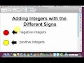 Exploring Adding Integers with Different Signs