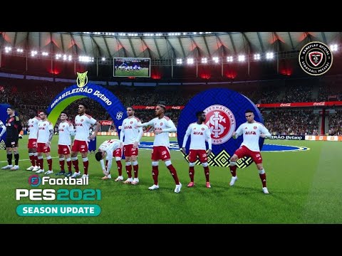 FLAMENGO EMPATA COM INTERNACIONAL NA GAMEPLAY JOGO DE HOJE NO PC PES21