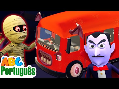 A RODA DO ÔNIBUS RODA RODA COM ZUMBIS NO HALLOWEEN | Aqui Bebês Cantam