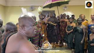 Gyadam Manhene was formally Introduced to Otumfuo Osei Tutu II, Asantehene
