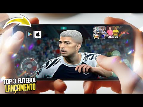 TOP 3 Jogos De FUTEBOL Para CELULAR Em 2024/25