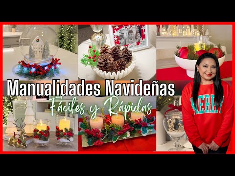 Manualidades NAVIDEÑAS Fáciles y Rápidas / Decoración Navideña 2024 / Christmas Decor ideas