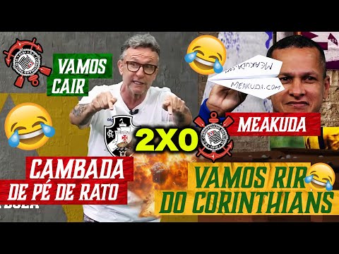 VAMOS RIR? SOUZA ALOPRA NETO que VAI a LOUCURA com o VASCO 2 X 0 CORINTHIANS ! “VAMOS CAIR”