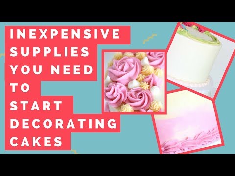 Inexpensive Supplies You Need to Start Decorating Cakes