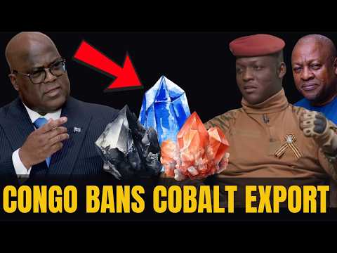 DR Congo Joins Ibrahim Traore, Suspends All Cobalt Exports To Increase Global Prices And Revenue