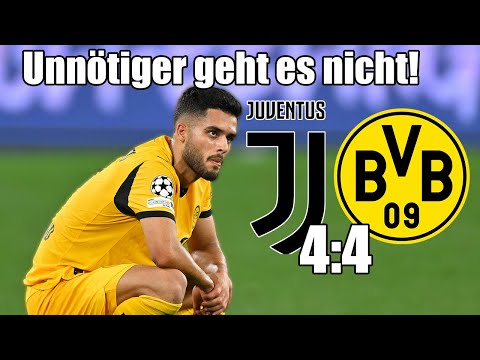 EMBARRASSING! BVB squanders sure victory! Juventus – Dortmund (4:4) Quick summary