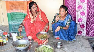 साग पकौड़ा | sag pakauda | sudha deshi recipe | Bhojpuri comedy