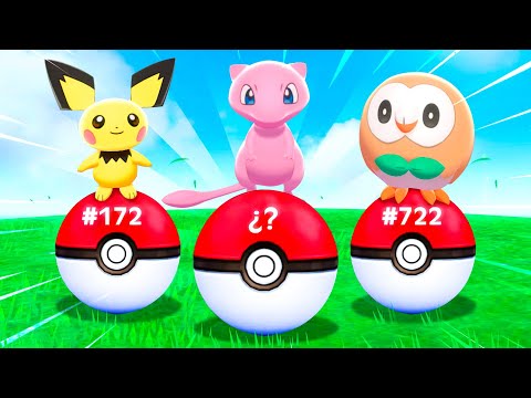 ¡Eligiendo POKÉMON INICIALES por el NÚMERO de POKÉDEX! ❓