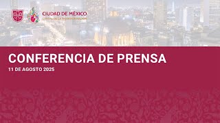 Conferencia de prensa sobre lluvias