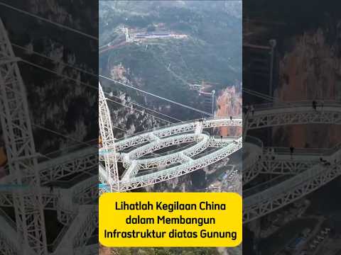 Lihatlah kegilaan china dalam membangun infrasutruktur..  #chinanews #storytelling