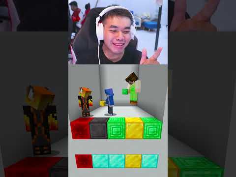 Minecraft Đoán Màu cùng Sinh Tố Team #minecraftshorts #shorts #minecraft