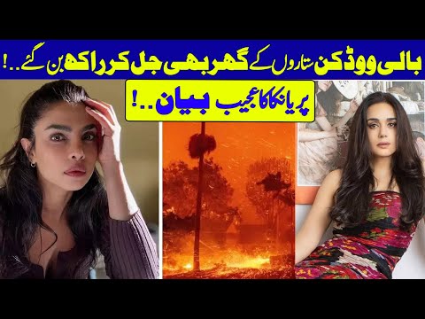 Priyanka Chopra and Preeti Zinta Reaction to Los angeles fire | California Wildfire Updates