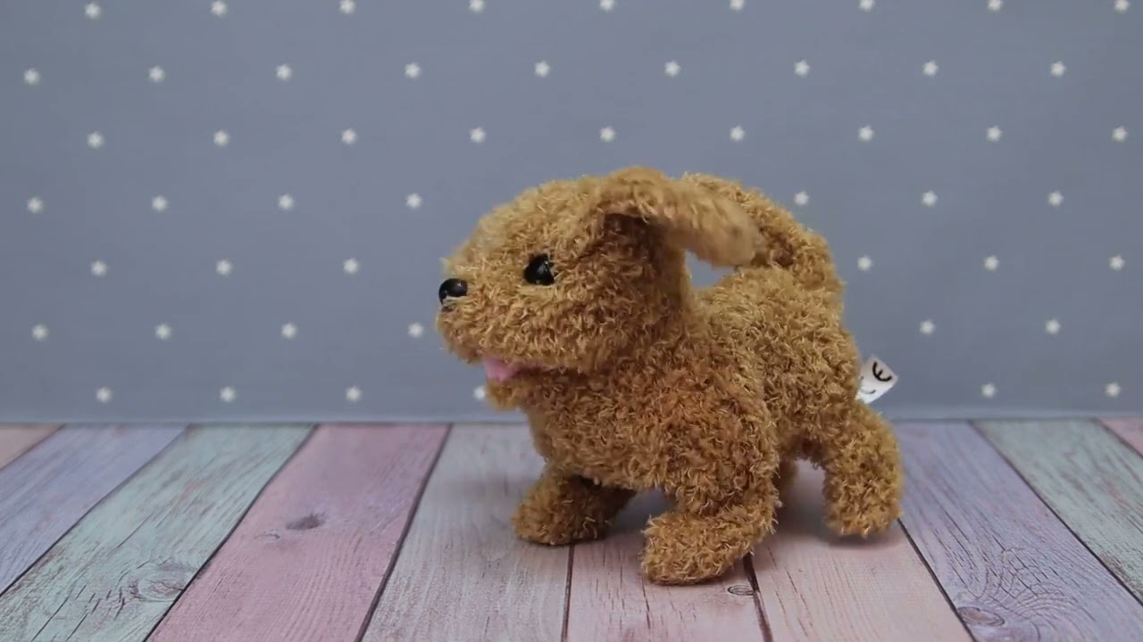 Игрушка Lanson Toys собака интерактивная коричневая  - видео Игрушка Lanson Toys собака интерактивная коричневая  - видео