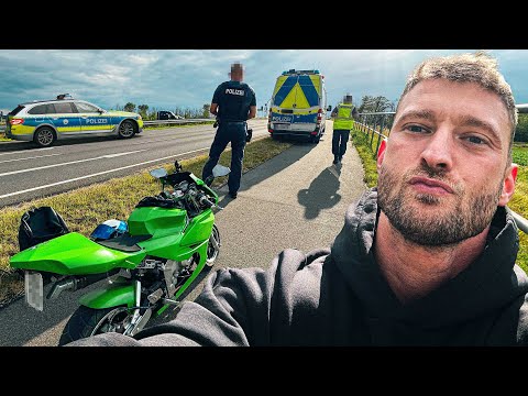 Erste Polizeikontrolle Pitbike mit Straßenzulassung von Berlin nach Hamburg | Folge 2