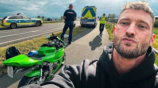 Erste Polizeikontrolle Pitbike mit Straßenzulassung von Berlin nach Hamburg | Folge 2