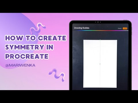 How to create symmetry in procreate￼ tutorial￼ | The most common question I get ￼