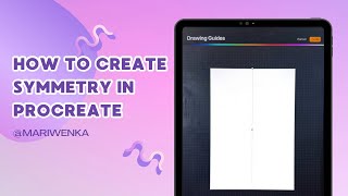 How to create symmetry in procreate￼ tutorial￼ | The most common question I get ￼