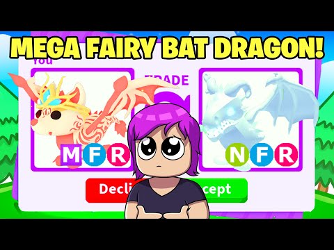 BEST TRADE FOR MEGA FAIRY BAT DRAGON (Adopt me)