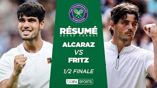 WIMBLEDON : Carlos ALCARAZ vs Taylor FRITZ | 1/2 finale