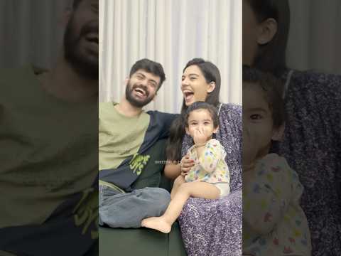 Our Baby Has a Moustache🤣🤣🤣🤣🤣☺️🧿🧿🧿 #sheethalandvinu #sheethalelzha #comedy
