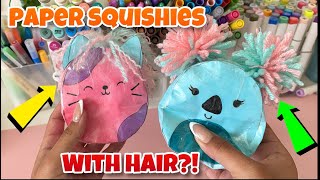 DIY Paper Squishy with hair tutorial! - Flow DIY