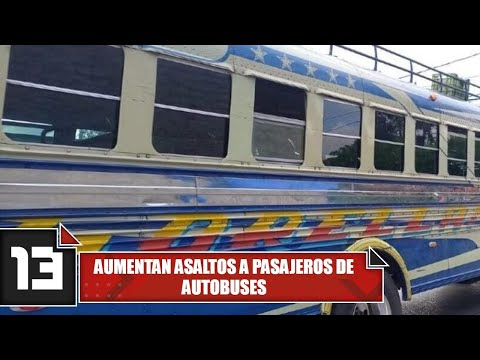 Aumentan asaltos a pasajeros de autobuses