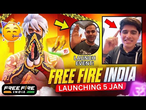 🥳 Free Fire India Launch Date 😱 Free Fire India Release Date 🤯 Free Fire India Launch 5 January