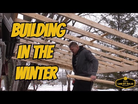 DIY Budget Carport Roof for Winter: Stay Dry & Work in Any Weather!