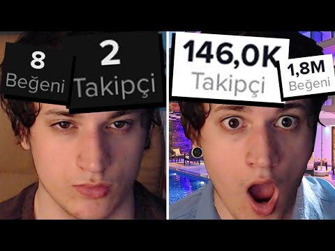 TİKTOK; 1 haftada ünlü olmak.