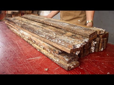 Magically Transform Old Pallets Into Thousand Dollar Tables - Useful And Easy Wood Recycling Project