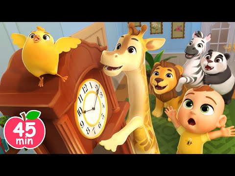 Hickory Dickory Dock (Panda, Giraffe, Lion Version) + MORE Lalafun Nursery Rhymes & Kids Songs