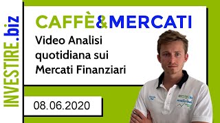 Caffè&Mercati - Il GOLD testa il supporto a 1.680$ per oncia