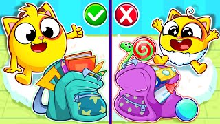 Wait for Me! 🏃‍♂️🎒 Baby Wants School Too! Funny Kids Songs 🐱🐨🐰🦁 And Nursery Rhymes by Baby Zoo