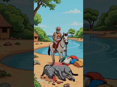The Selfish Horse & The Tired Donkey 🐴 घमंडी घोड़ा और मेहनती गधा | Moral Story